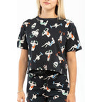 Black Cotton T-Shirt