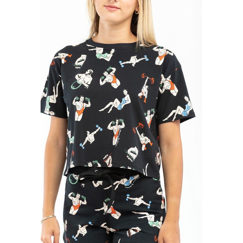 Black Cotton T-Shirt