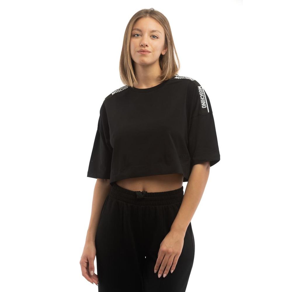 Black Cotton T-Shirt
