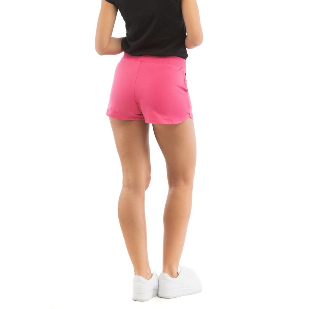 Fuchsia Cotton Shorts