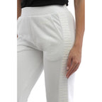 White Cotton Joggers (Workout Pants)