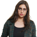 Brown Metal & Plastic Glasses (Frames)