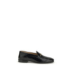 Black Calf Leather Bos Taurus Slip-On Loafers