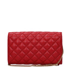 Red Leather Clutch Bag