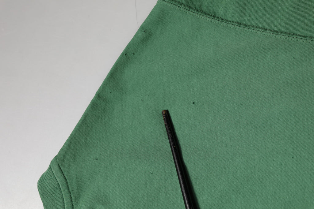 LightGreen Cotton Crewneck Short Sleeve T-Shirt