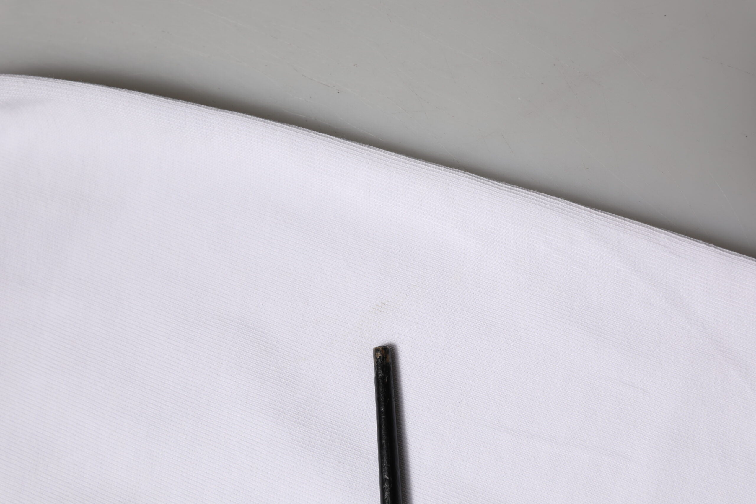 White Cotton Crewneck Short Sleeve T-Shirt