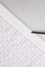 White Lace Silk Knit Long Sleeves Cardigan Top