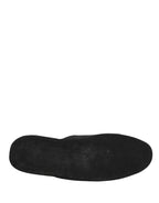Anthracite Wool Cashmere Quilted Slippers Shoes