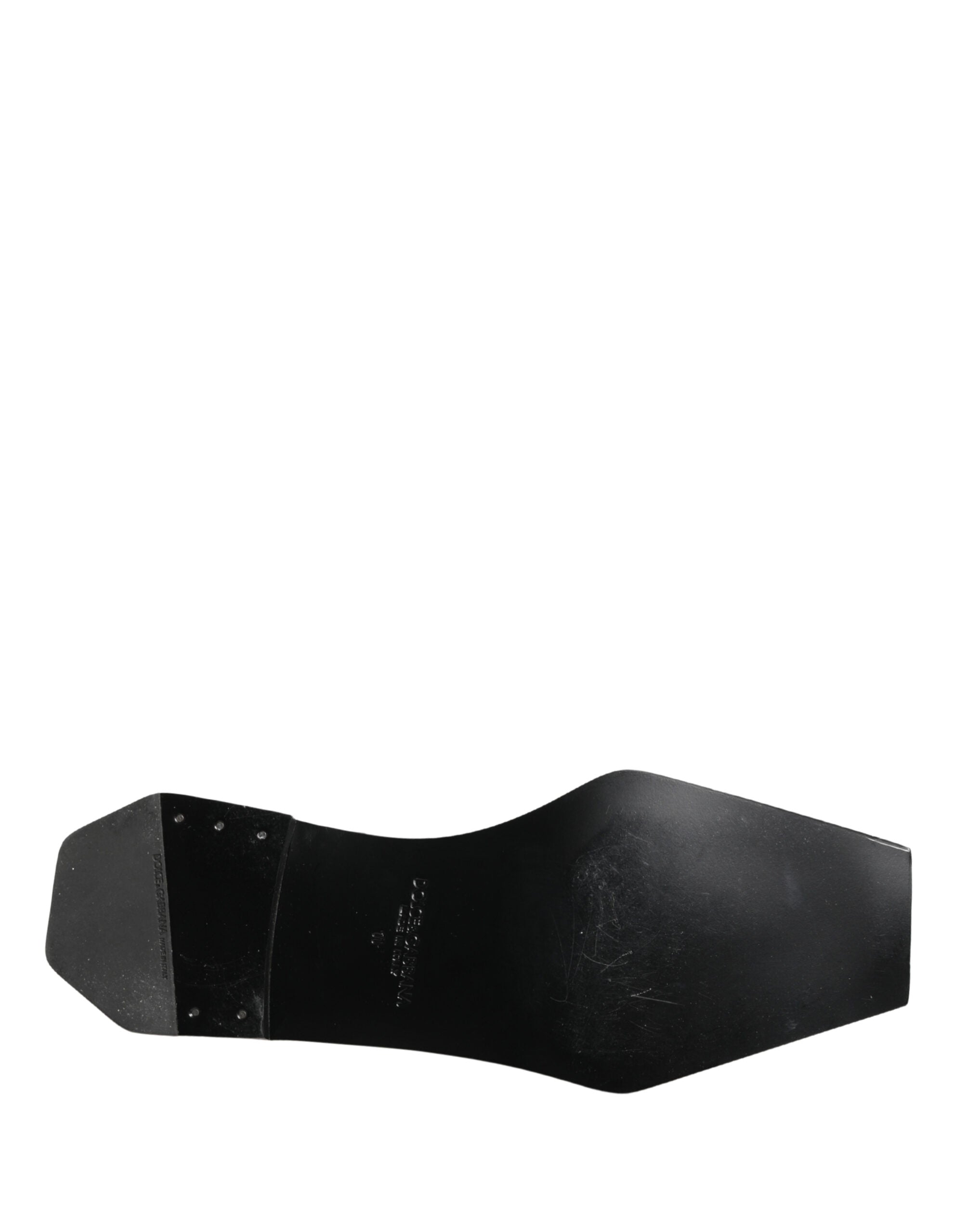 Black Matte Lace-Up Leather Dress Derby Shoes