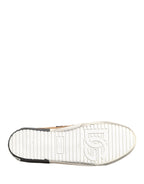 Brown Black Patch Denim Low Top Sneakers Shoes