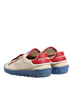 DG Multicolor Leather Low Top Sneakers Shoes