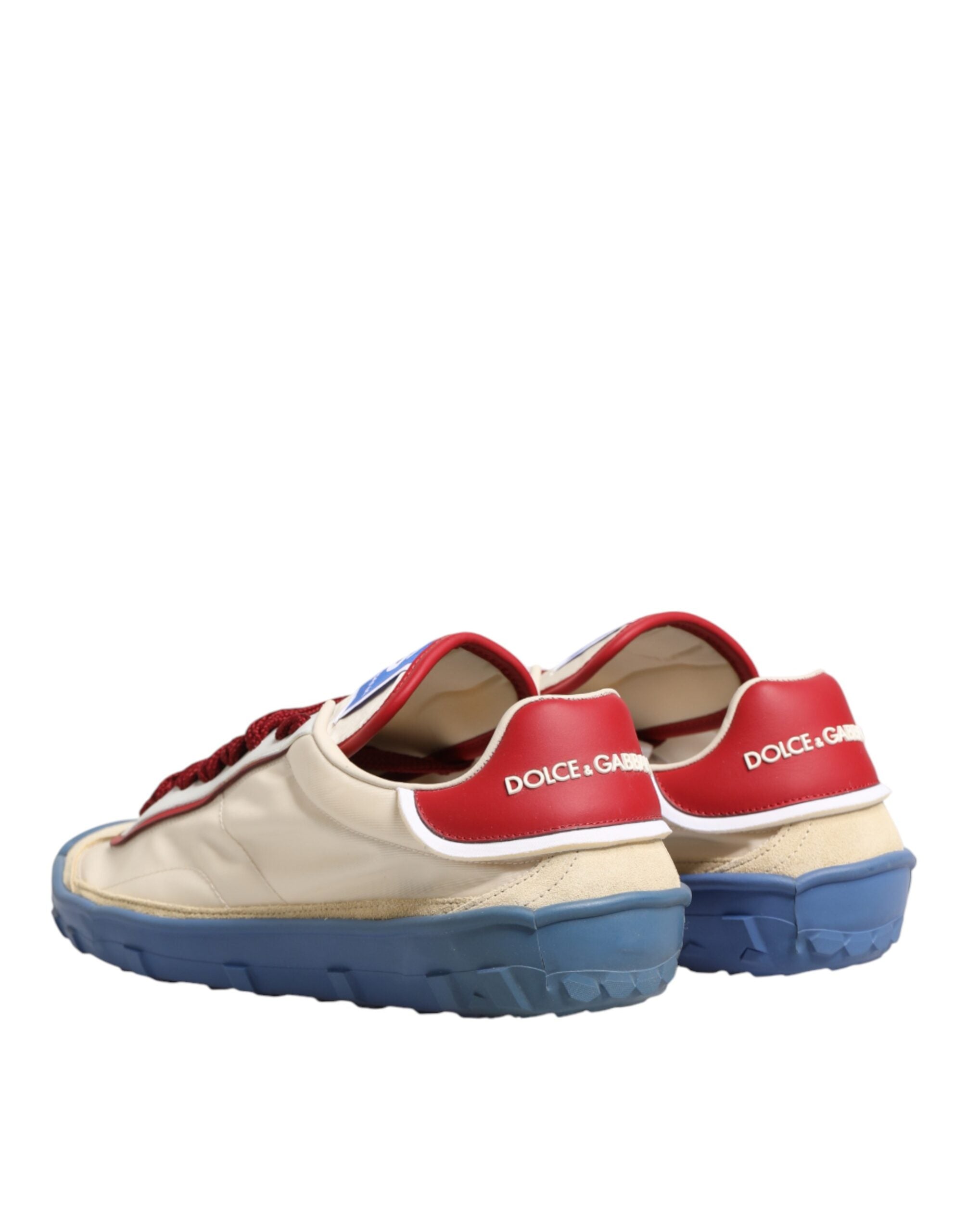 DG Multicolor Leather Low Top Sneakers Shoes