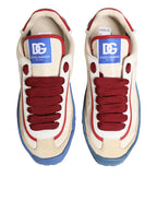 DG Multicolor Leather Low Top Sneakers Shoes