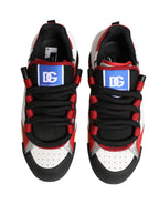 Multicolor Leather DG Logo Low Top Sneakers Shoes