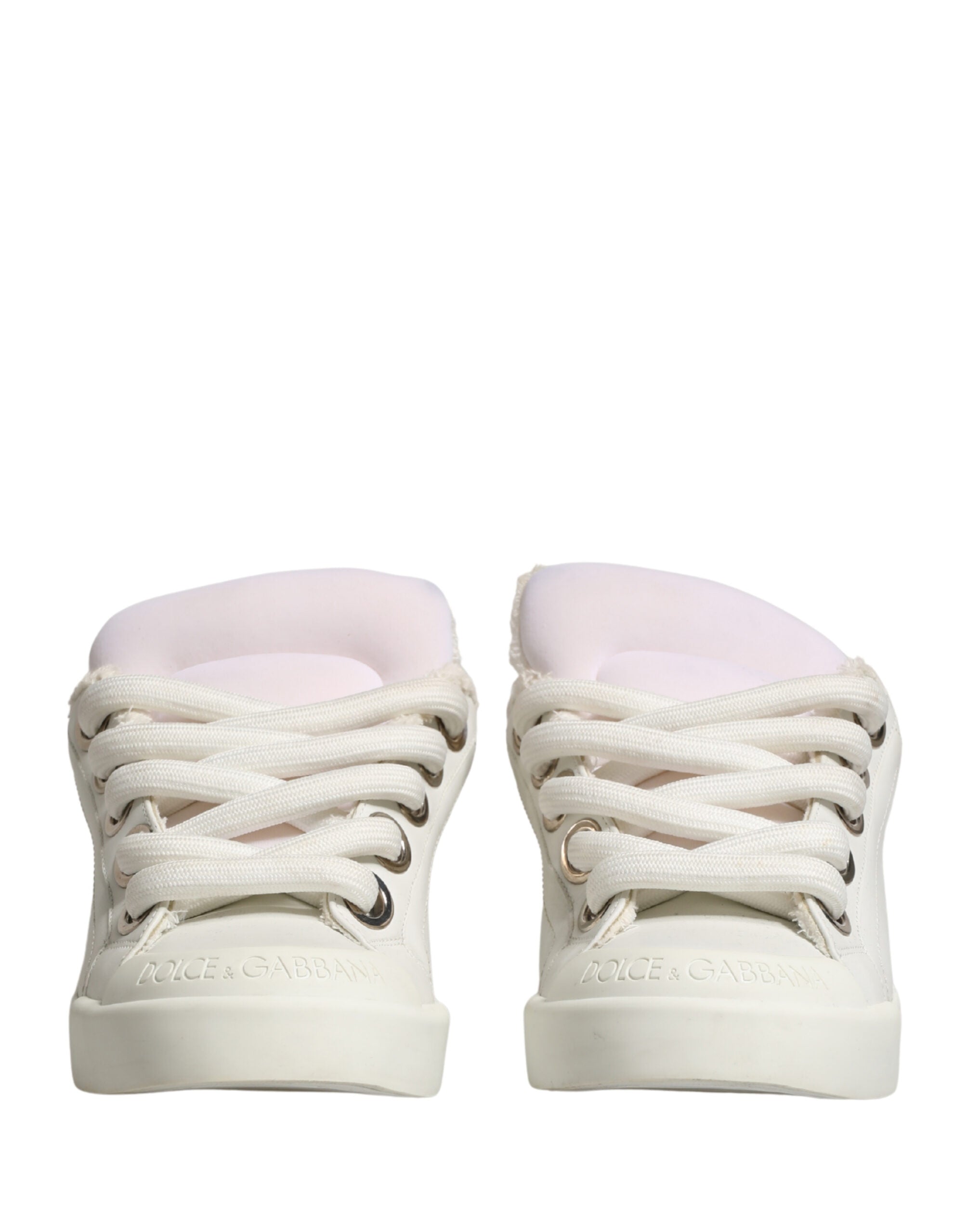 White Shearling Fur Bianco Low Top Sneakers Shoes