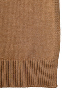 Brown Cashmere Knitted Foulard 207cm x 29cm Men Scarf