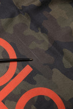 Green Camouflage Logo Cashmere 138cm x 137cm Men Scarf