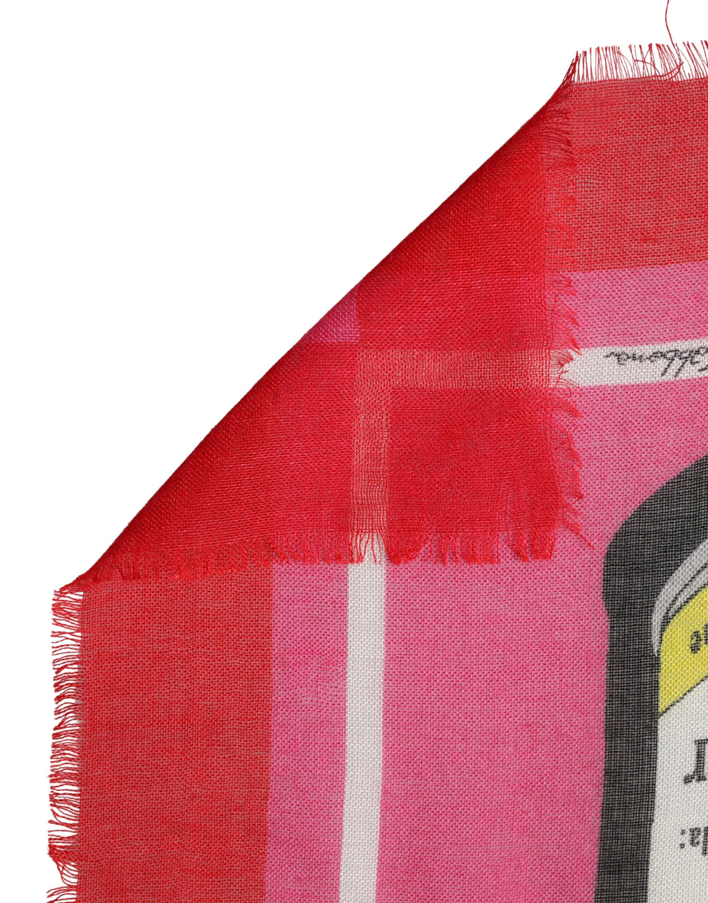 Pink DG Amore Print Neck Square Shawl 140cm x 135cm  Scarf