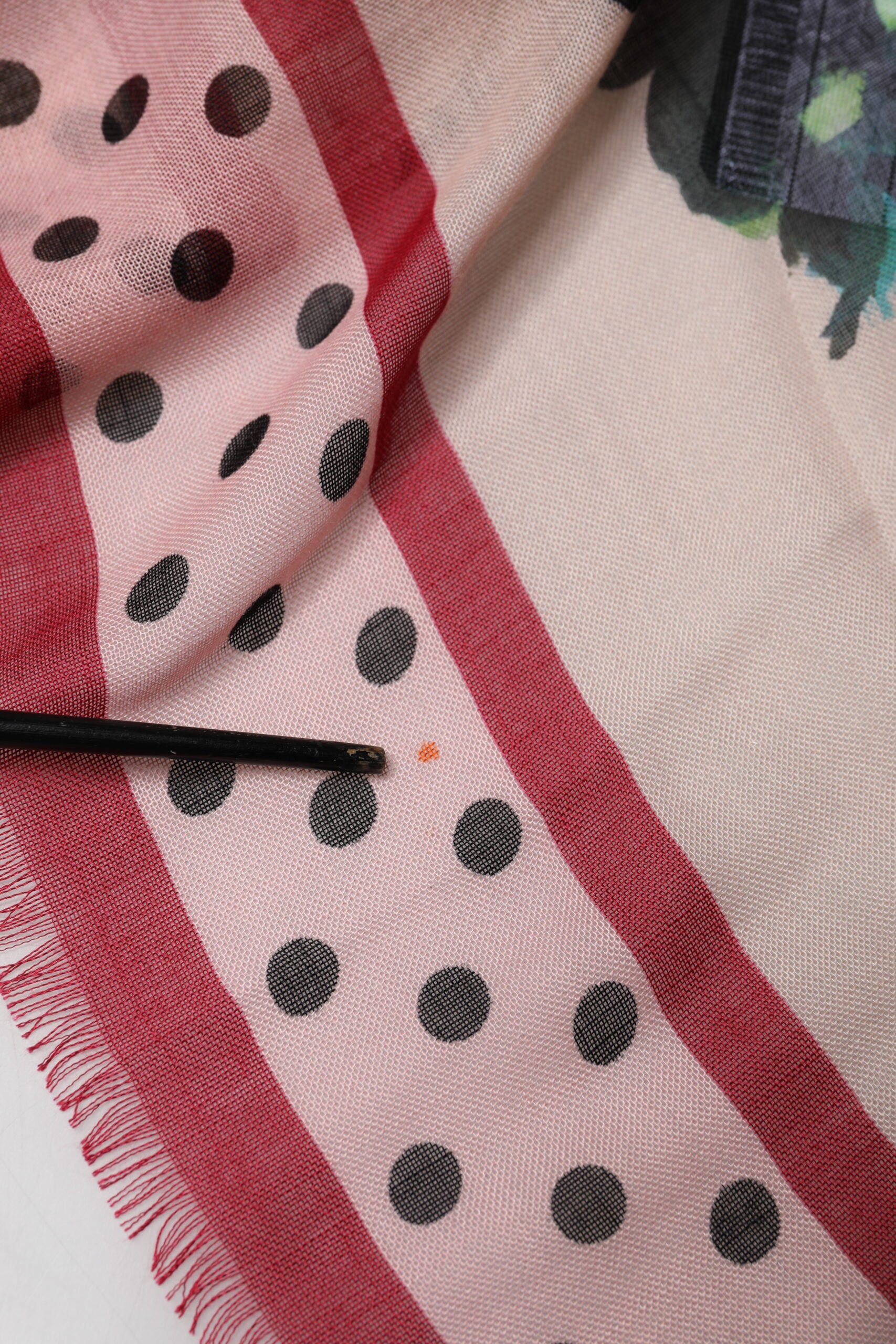 Multicolor Floral Print Square Stole 136cm x 130cm Scarf