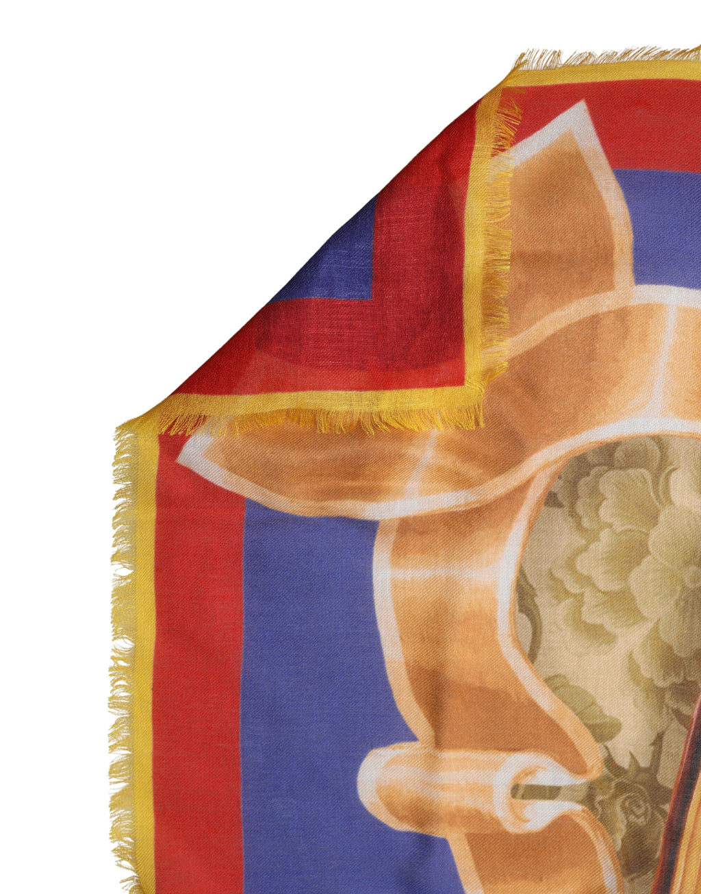 Multicolor Italy China Shawl Wrap 140cm x 130cm  Scarf