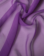 Purple Silk Neck Wrap Shawl Stole 200cm x 134cm Scarf