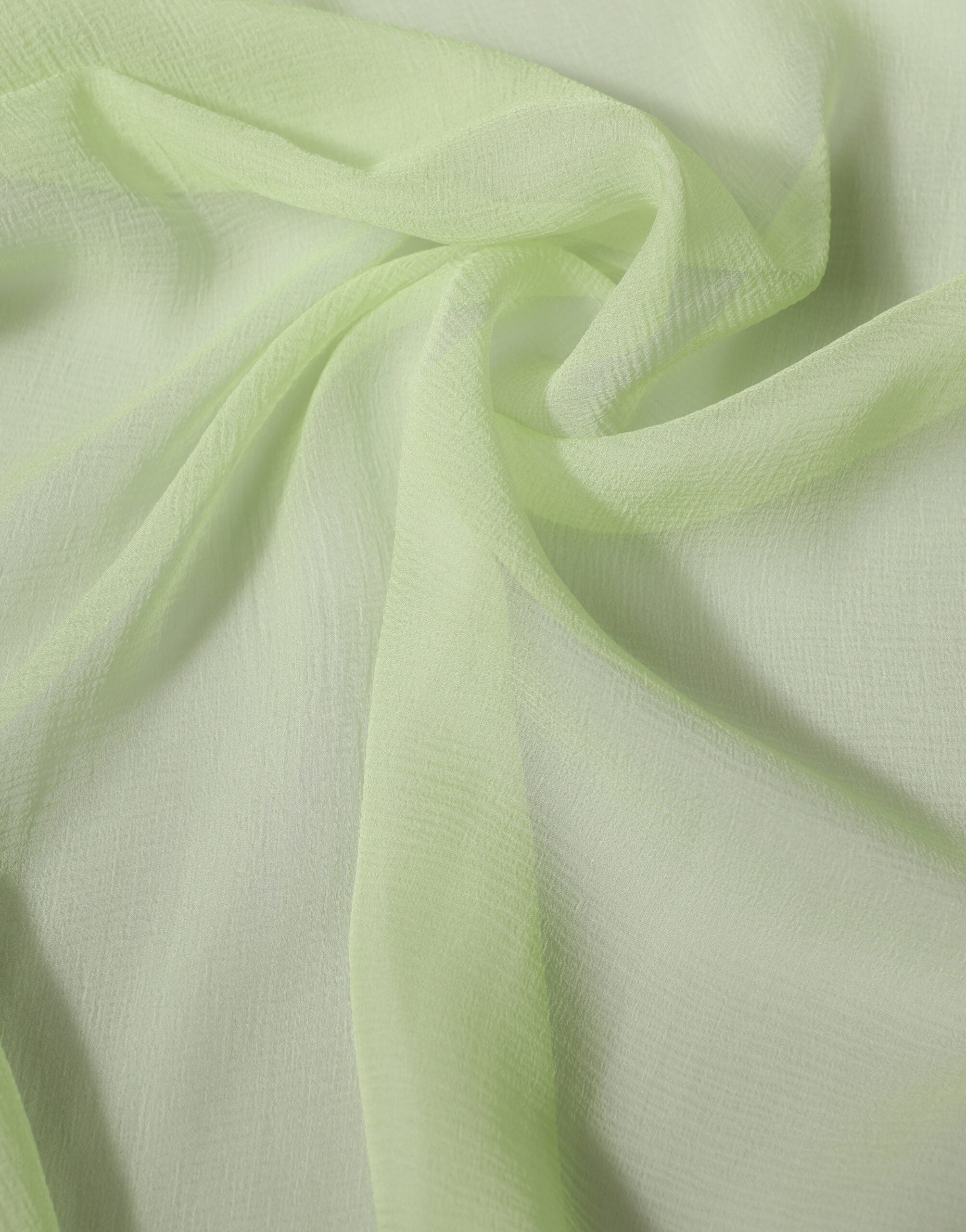 Light Green Silk Neck Wrap Stole 200cm x 134cm Scarf