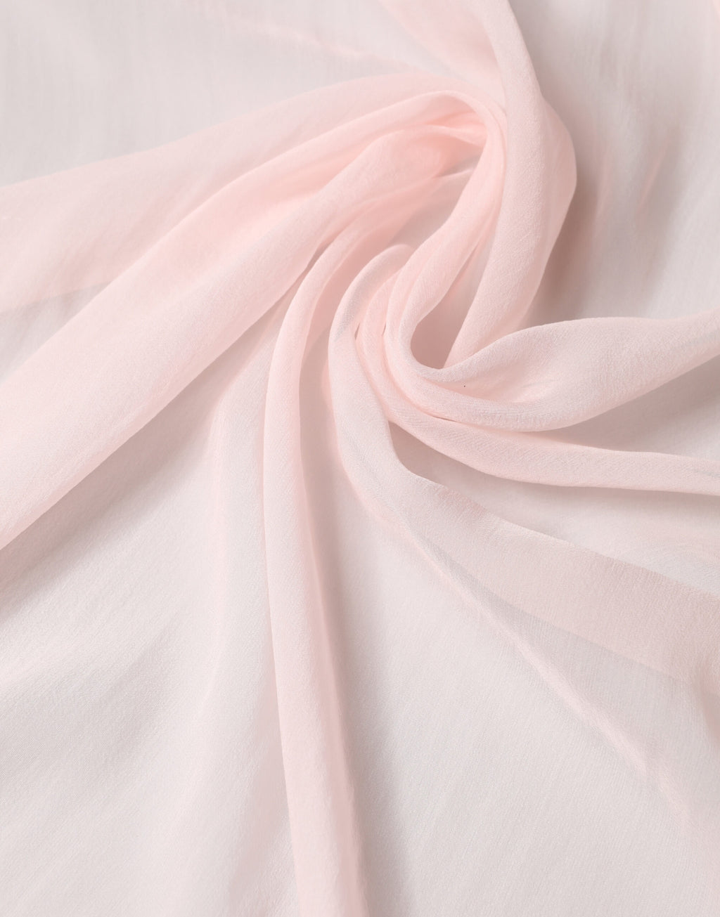 Light Pink Silk Neck Wrap Foulard 91.5cm x 88cm Scarf