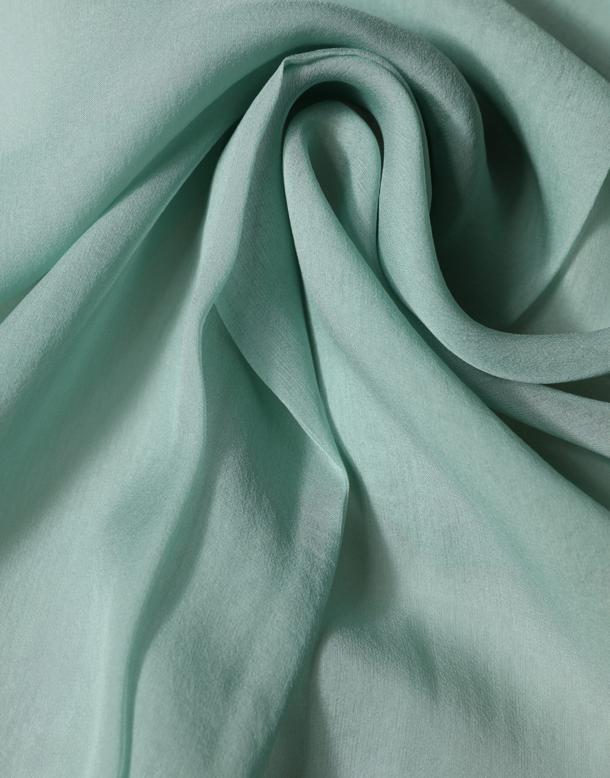 Teal Silk Sash Wrap Foulard Stole 292cm x 19cm Scarf