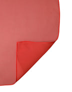 Red Silk Neck Wrap Shawl Foulard 133cm x 129cm  Scarf