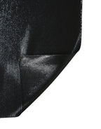 Black Silk Lurex Foulard Wrap Shawl 119cm x 117.5cm  Scarf