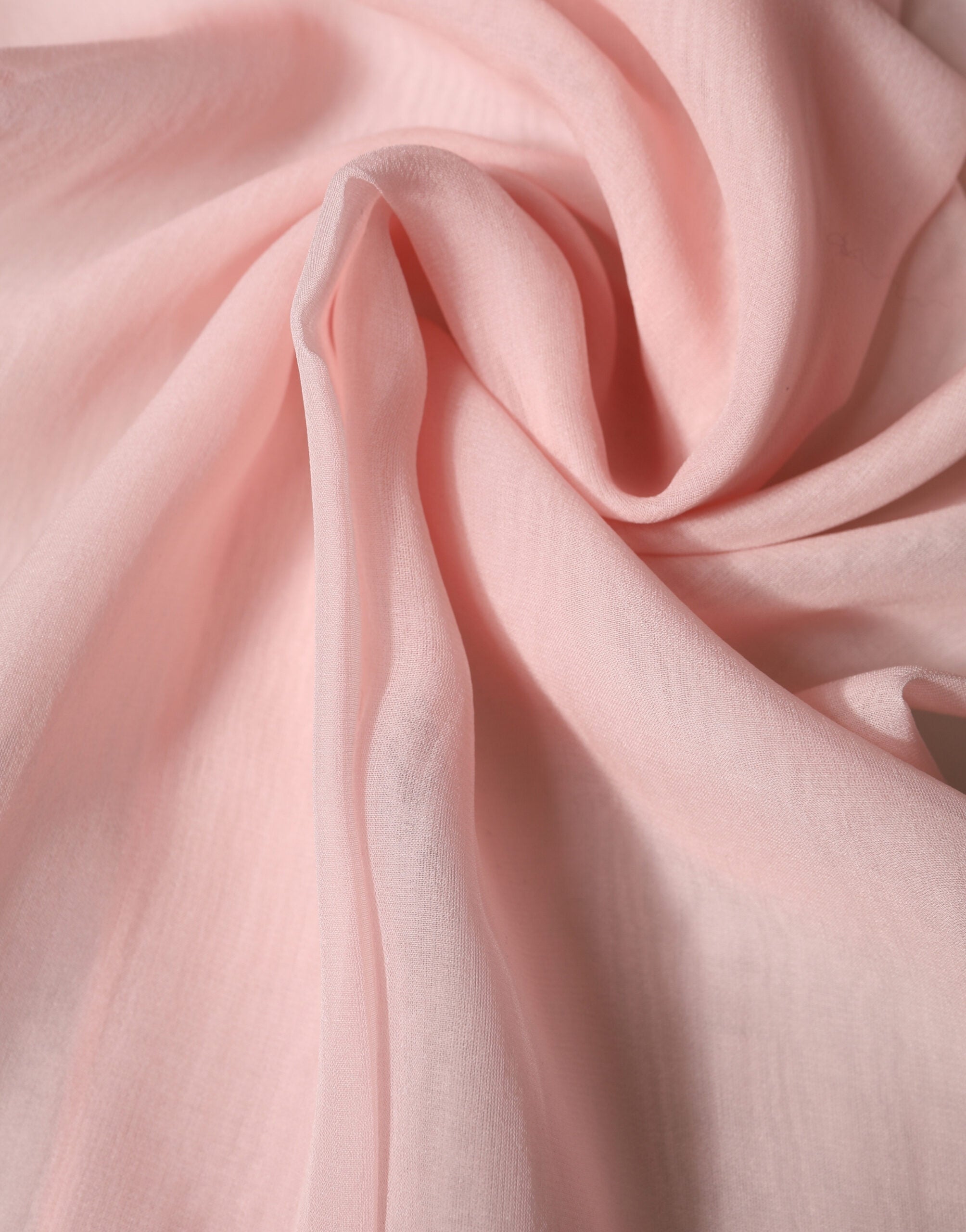 Light Pink Silk Neck Wrap Shawl Stole 293cm x 19cm Scarf