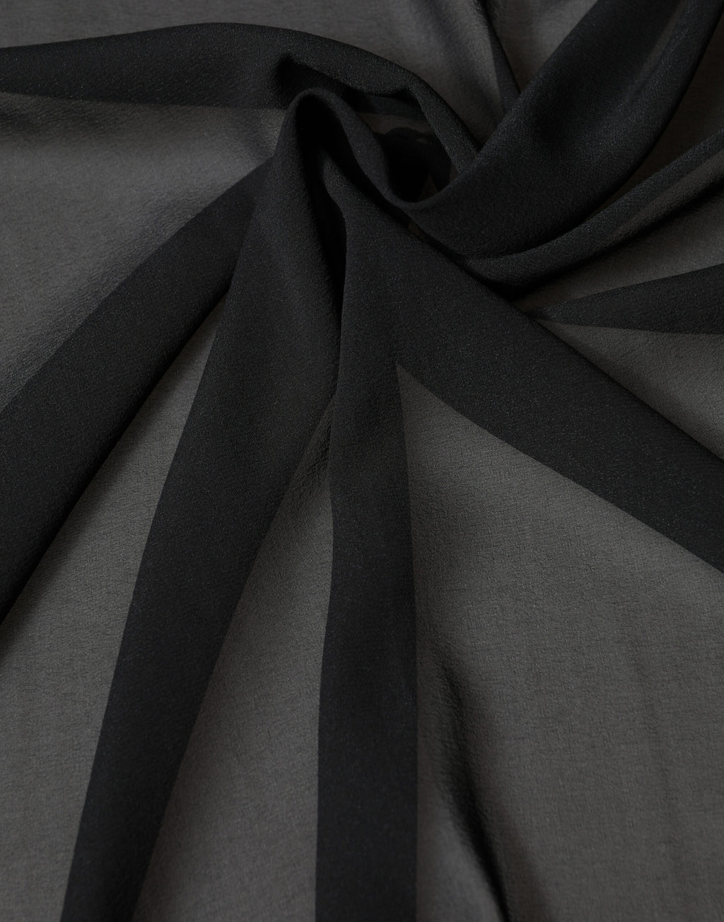 Black Silk Neck Wrap Shawl Stole 200cm x 64cm  Scarf