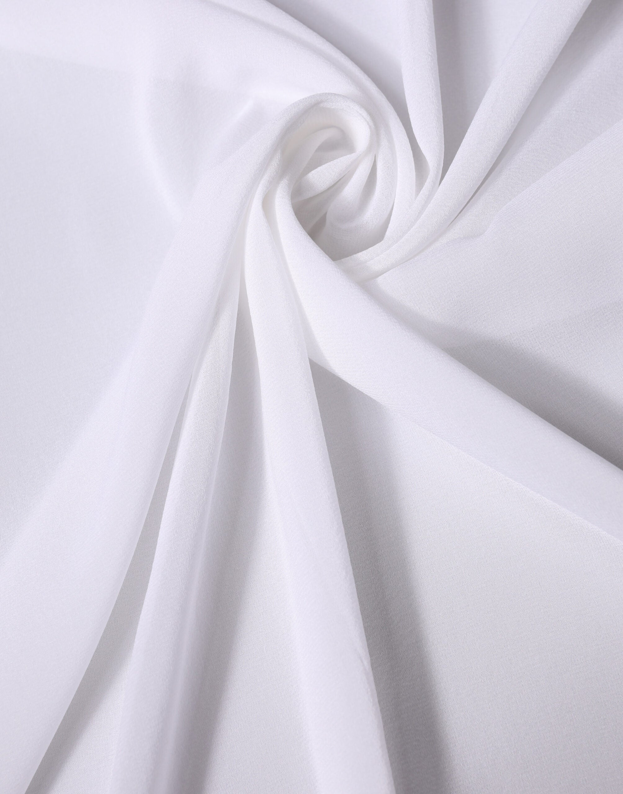 White Silk Neck Wrap Shawl Stole 200cm x 64cm  Scarf