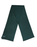 Dark Green Silk Neck Wrap Shawl Stole 200cm x 64c Scarf