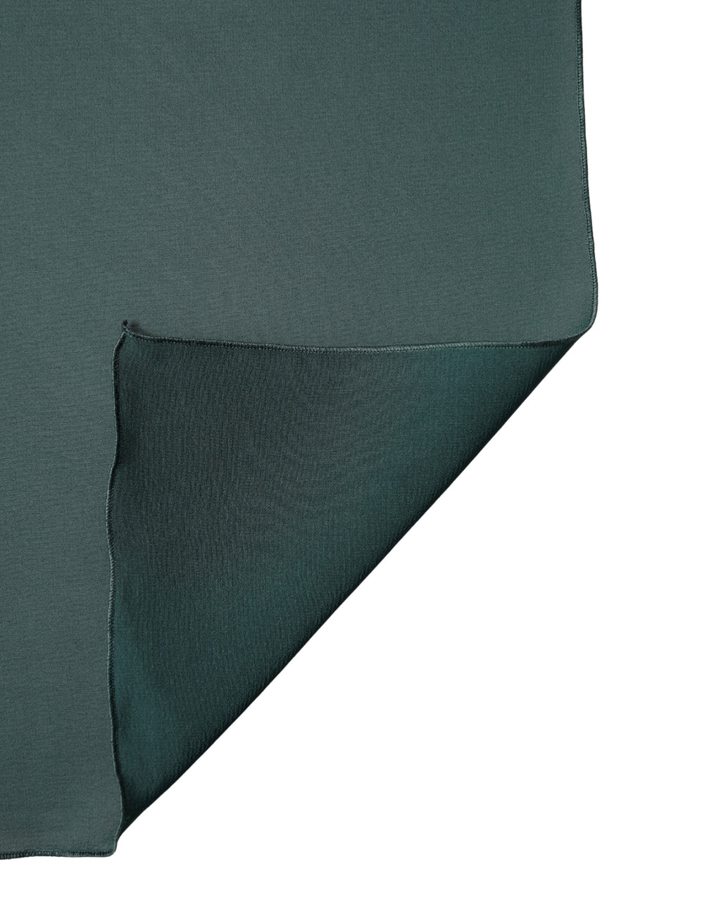 Dark Green Silk Neck Wrap Shawl Stole 200cm x 64c Scarf