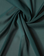 Dark Green Silk Neck Wrap Shawl Stole 200cm x 64c Scarf