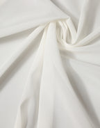 Off White Silk Neck Wrap Shawl Stole 200cm x 64cm Scarf
