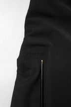 Black MARTINI Single Breasted Tuxedo Blazer