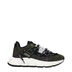 Gray Leather Sneakers