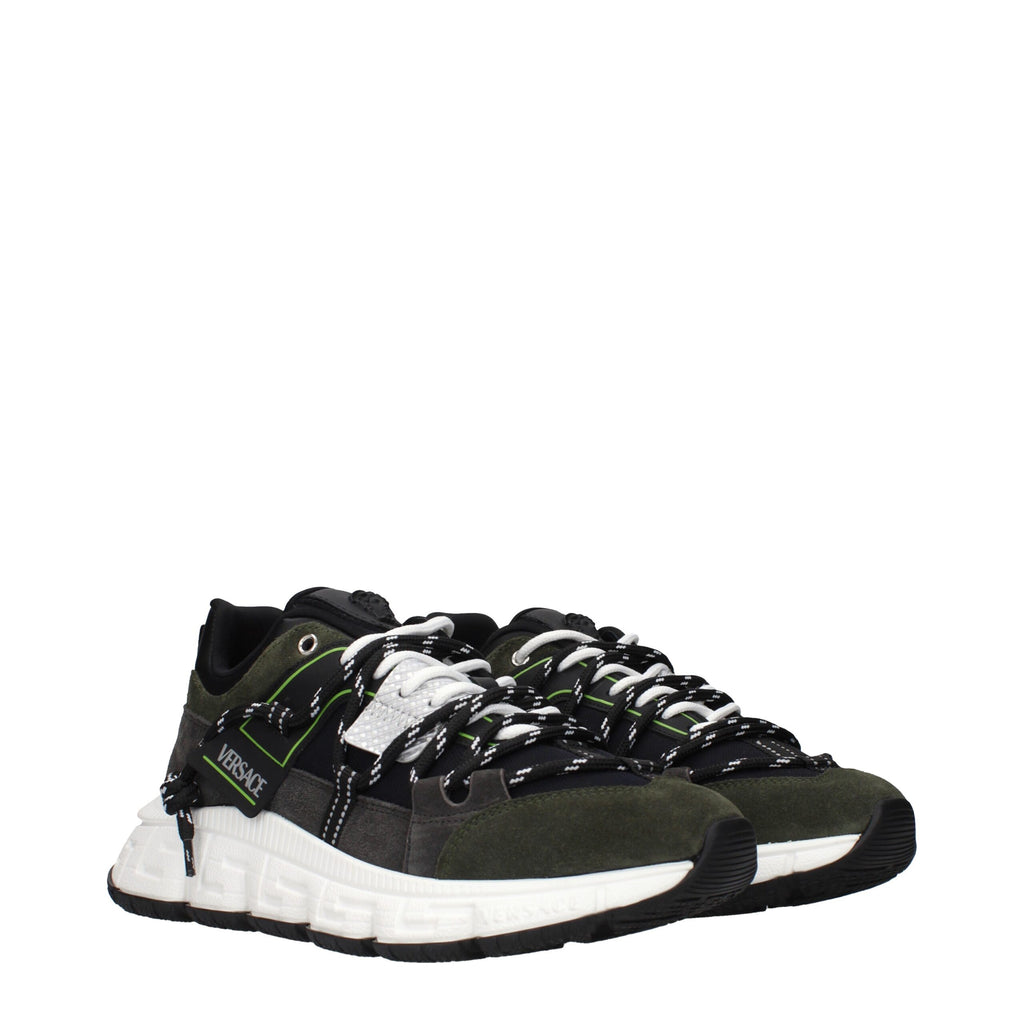 Gray Leather Sneakers