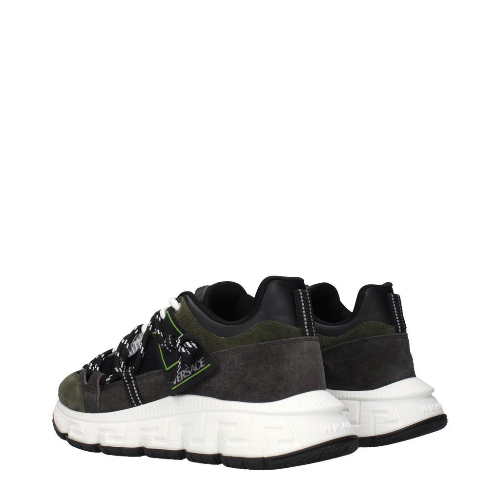 Gray Leather Sneakers