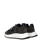 Gray Leather Sneakers