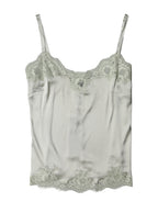 Light Green Floral Lace Lingerie Top Underwear
