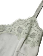 Light Green Floral Lace Lingerie Top Underwear