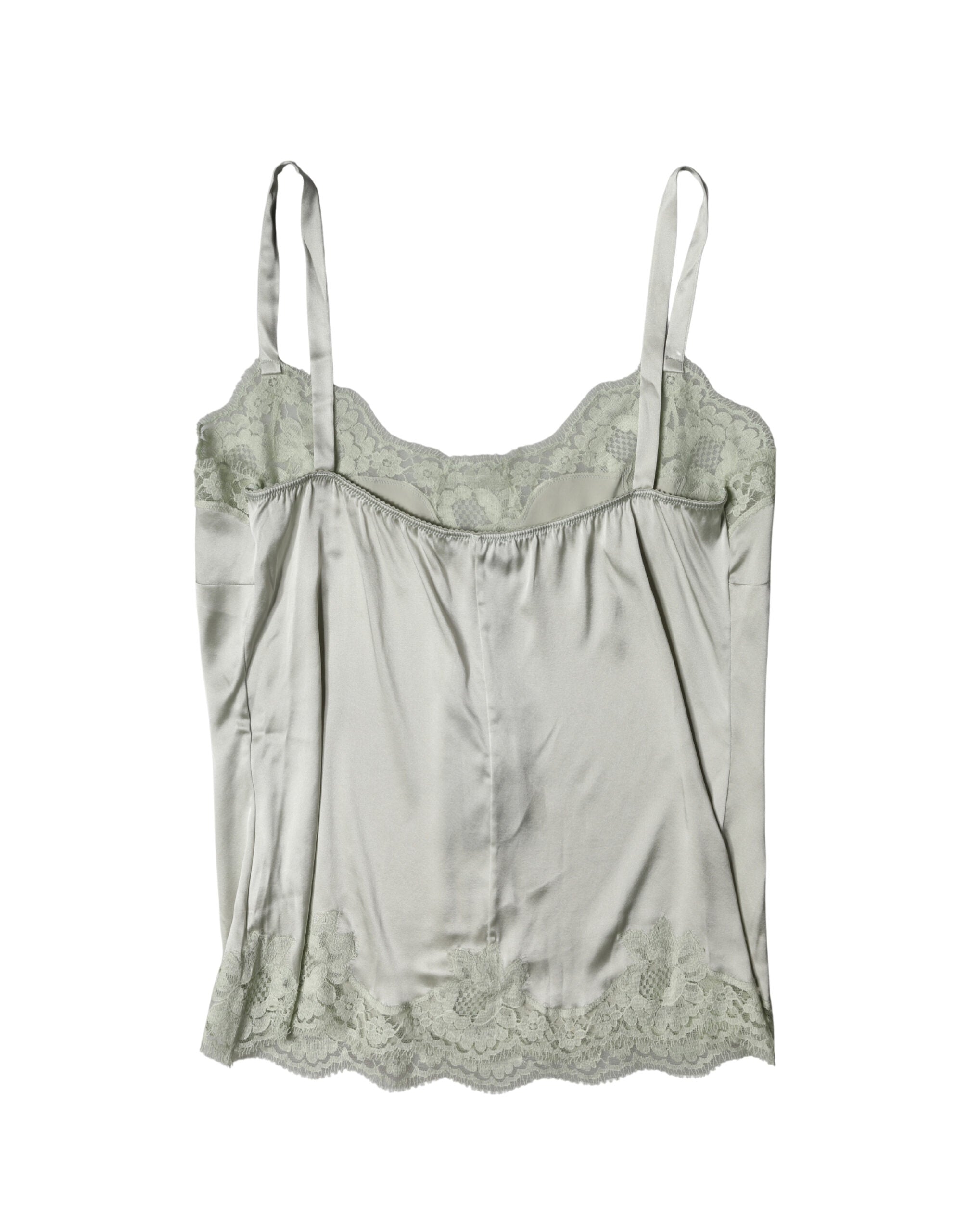Light Green Floral Lace Lingerie Top Underwear