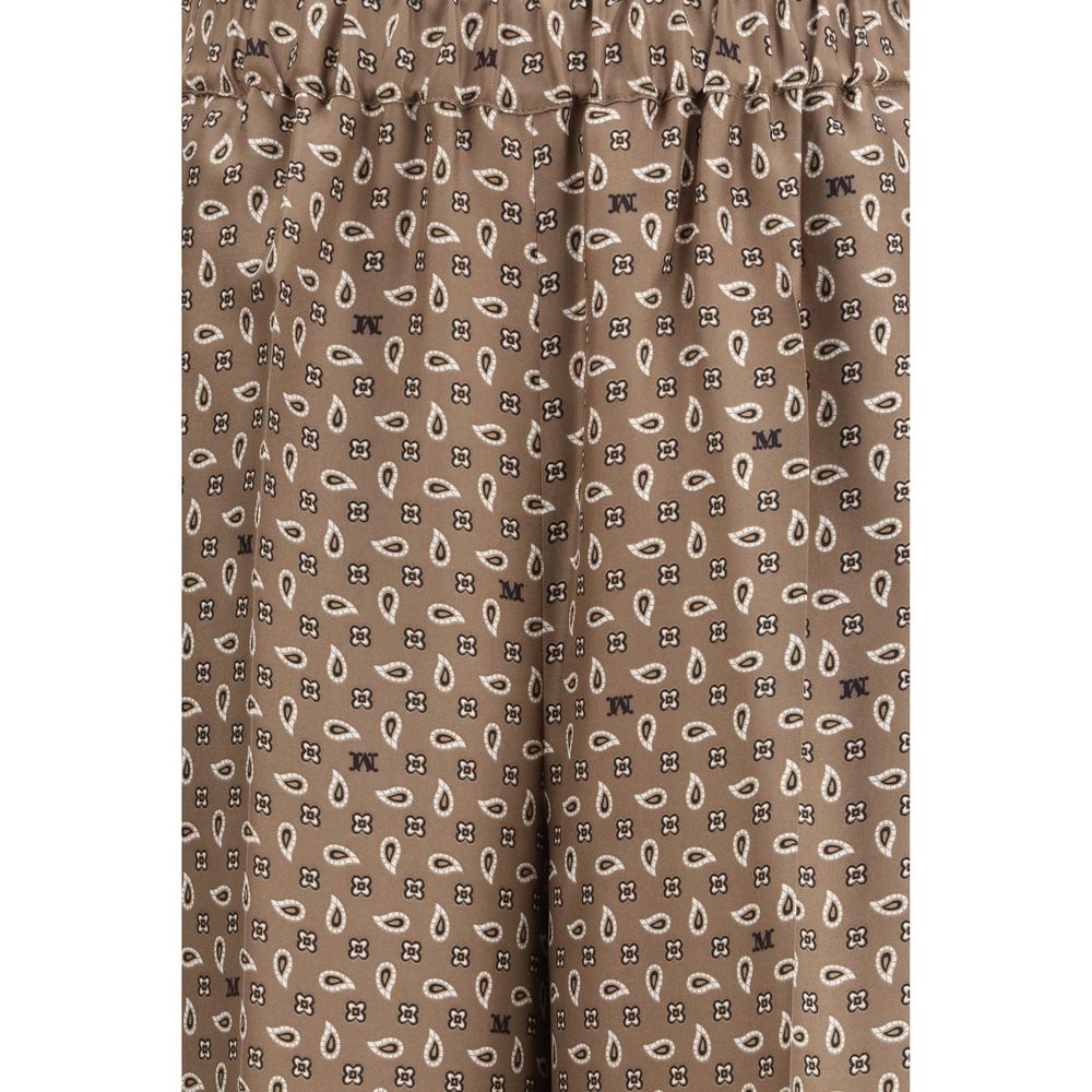 Multicolor Silk Pants