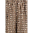 Multicolor Silk Pants