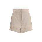 Bicolor Wool Bermuda Shorts