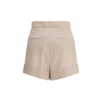 Bicolor Wool Bermuda Shorts