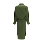 Bicolor Cotton Casual Dress